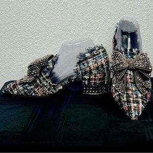 Jeffrey Campbell show stopping plaid shoes with crystals